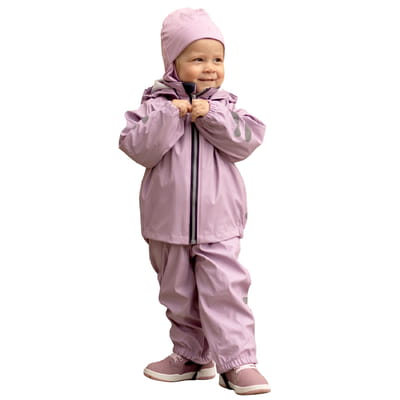 LENNE kinderregenpak in lila en roze